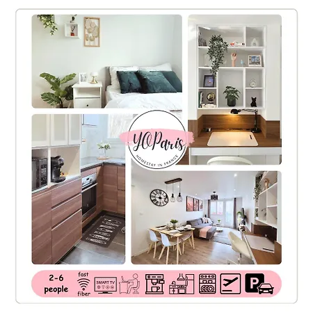 Entire 60M2 Apartment - Close To Paris - Parking - Kitchen - 2Min Rerb - Olympic'24 Bourg-la-Reine Exterior photo
