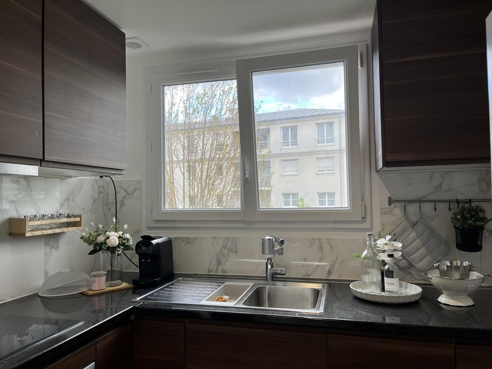 Entire 60m2 - Close To Paris - Parking - Kitchen - 2min Rerb - Olympic'24 Apartamento